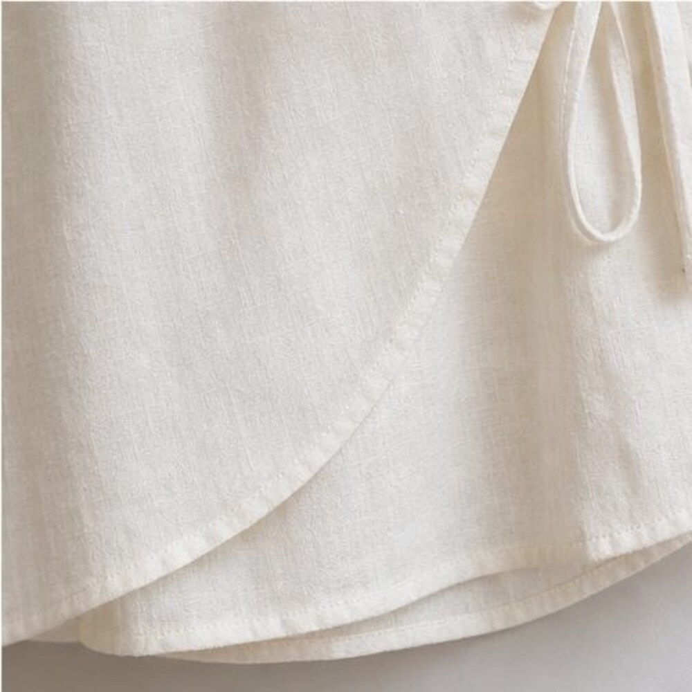 Ivory Ruffle Blouse - Picture 6 of 6